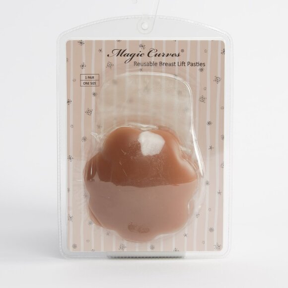 MAGIC CURVES BREAST LIFT PASTIES (BROWN) - Picture 2 of 4